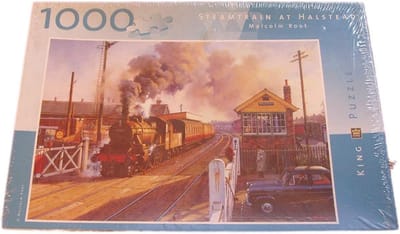 Puzzel 1000 Stukjes: Stoomtrein bij Halstead - Uitdagend Legpuzzel