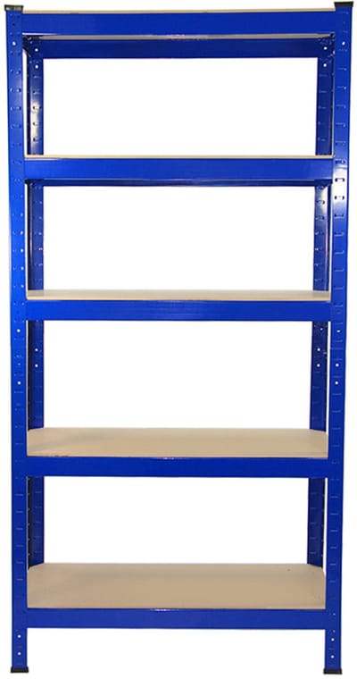 T-rax opslagstellingen - blauw - 75x150x30cm - 150kg/plank
