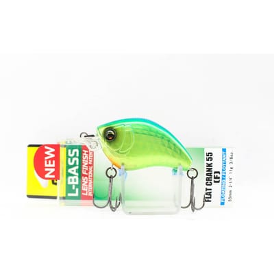 Yo Zuri Duel L Bass Flat Crank 55F Drijvend kunstaas F1220-MGLC (7773)