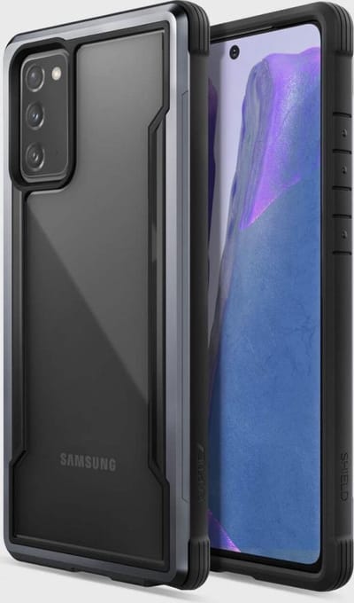 Raptic Shield Samsung Galaxy Note 20 Hoesje Militair Getest Zwart