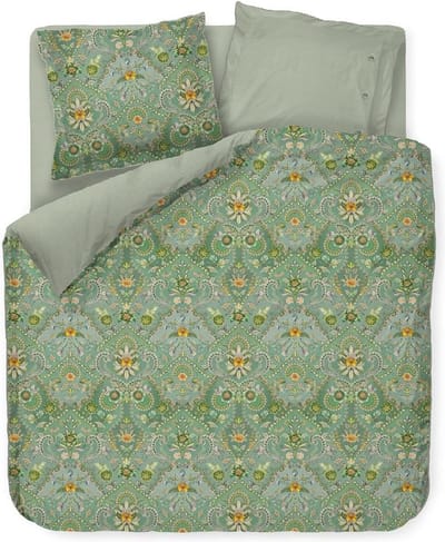 Pip Studio Saluti Piccoli dekbedovertrek - Lits-Jumeaux XL - 260x200/220 - Groen