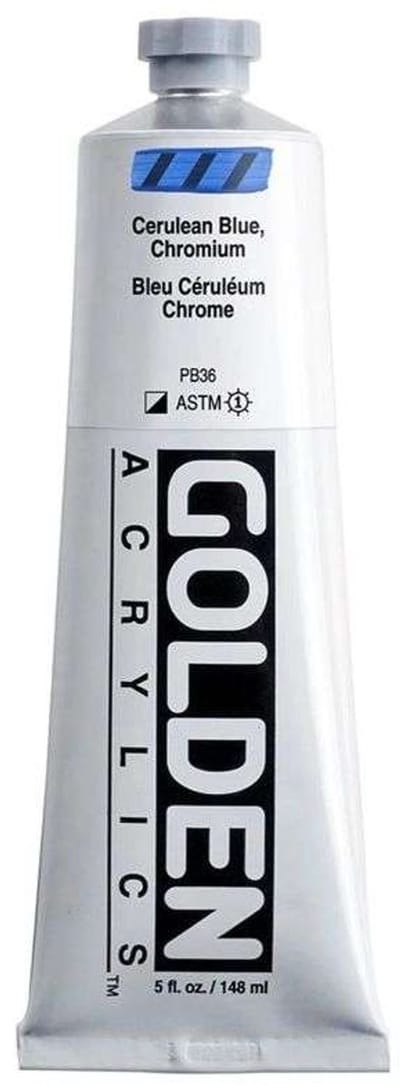 Golden Heavy Body Acrylverf Ceruleum Chroomblauw 148 ml