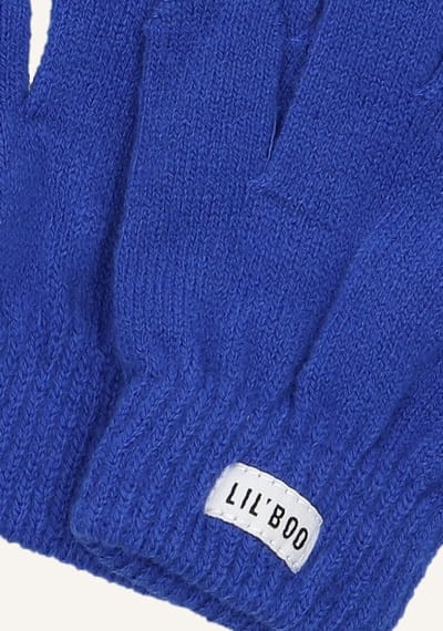 LIL'BOO Hygge Gloves Handschoenen Meisjes - Blauw - Maat 4/14Y