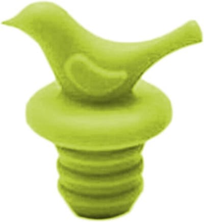 Flessenstop - Vogel groen - Wijnstopper - LeuksteWinkeltje