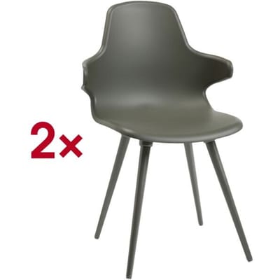 Set van 2 bezoekersstoelen »T2020« met armleuningen