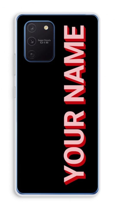 Gepersonaliseerd - Case Company® - Hoesje geschikt voor Samsung Galaxy Note 10 Lite hoesje - Namecase - Soft Cover Telefoonhoesje - Bescherming aan alle Kanten en Schermrand