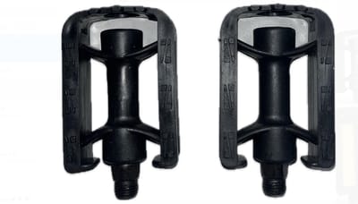 Scoby - Zwarte kinder Fietspedalen - Antislip met Extra Grip - Comfortabel en Veilig Fietsen - Bicycle Pedals - 8/5,5CM - Schroefdraad 11MM - Universeel