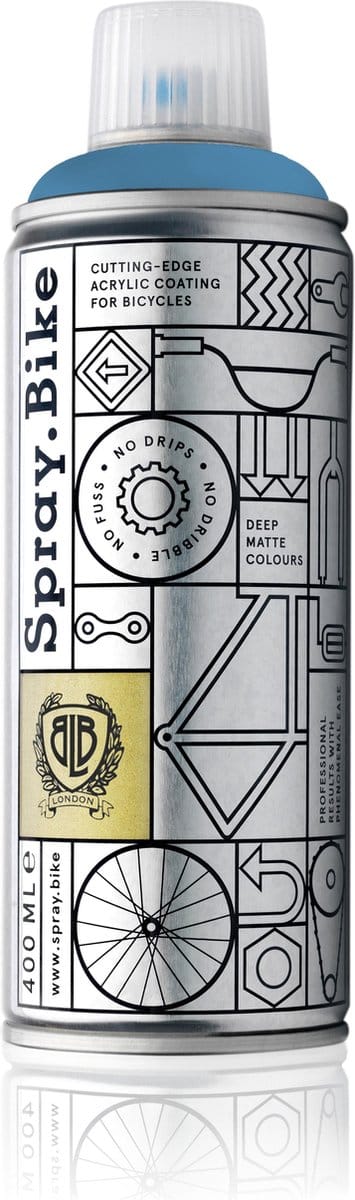 Spray.Bike Vintage Collection - Spuitbus Fiets Verf - 400ml - Perry blauw