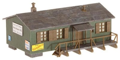 H0 Baracke Modelbouw Constructie