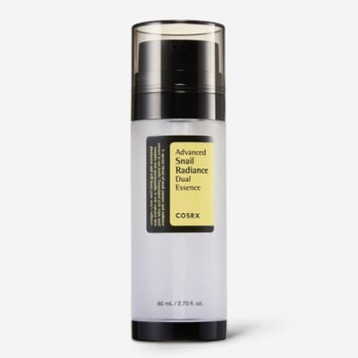 COSRX Advanced Snail Radiance Dual Essence 80ml – Essence Double Formule Éclaircissante & Réparatrice