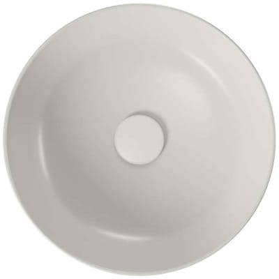 kielle Idolio - Opbouwwastafel, diameter 40 cm, grijs 30624402