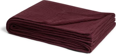 Yumeko sprei mousseline katoen arch bordeaux 260x240