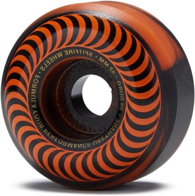 Skateboard Wielen - Outdoor Wielen - Straat Skaten - Hoge Snelheid Controle - 52mm - Zwart Oranje