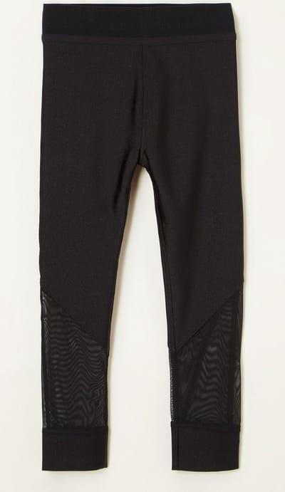 BURBERRY Gina sportlegging met logoband en mesh details - Zwart - Maat 152
