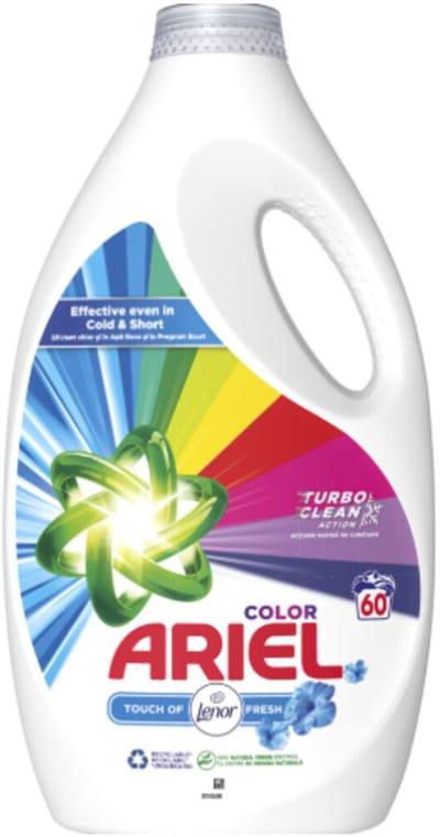 Ariel Wasmiddel Color Touch Of Lenor 60 wasbeurten - 3 liter
