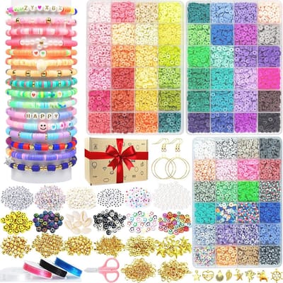 Kralen set voor armbanden en sieraden, 72 kleuren, 11520 stuks, voor DIY sieraden maken