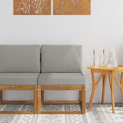 vidaXL - Buiten - Midden - Sofa - Massief - Acacia - Hout