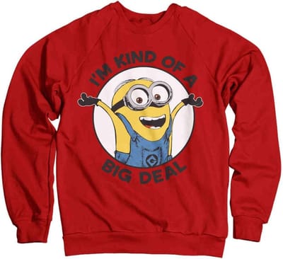 Minions Sweater/trui -S- I'm Kind Of A Big Deal Rood