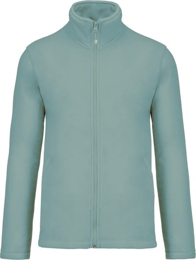 Kariban Microfleece met rits heren K911 - Sage - L