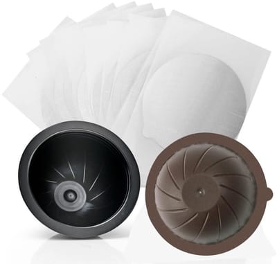 Allecto - Koffiecapsules maken - Herbruikbare koffiefilters - Geld besparen - 230ml en 150ml - Aluminium folie - Geschikt voor espresso - Koffiezetten