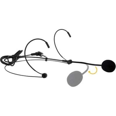 UniDirectionele Hoofdgedragen Headset met Oorhaakmicrofoon Microfoon Flexibele Bedrade Boom voor Spraak