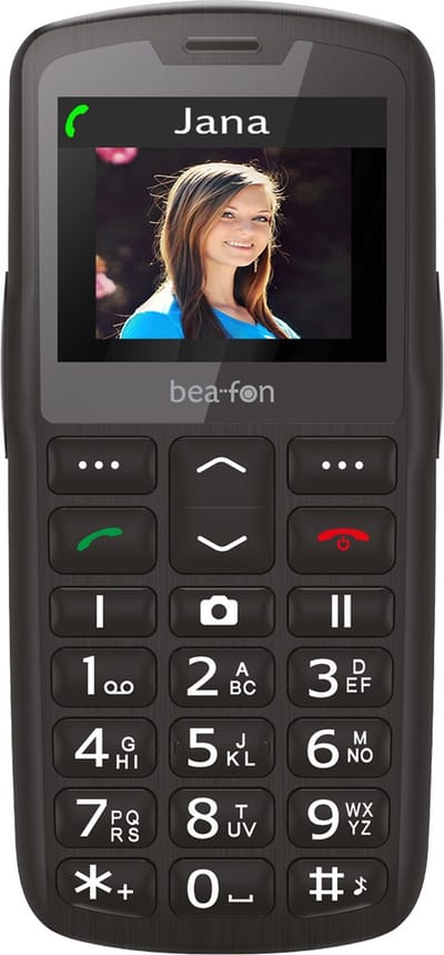 Beafon SL260 4G GSM telefoon voor senioren Zwart
