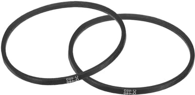 2 Stuks O-480 O Type V-riemen 480mm Lengte x 10mm Breedte x 6mm Hoogte, Gesloten Rubber Aandrijfriem voor Machines en Apparatuur