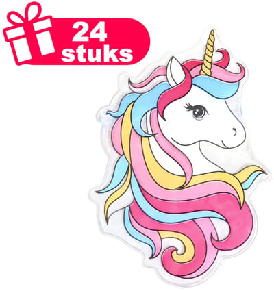 Decopatent - 24 Stuks Traktatie Uitdeelzakjes - Model: Unicorn / Eenhoorn - Snoepzakjes Kinderfeestje met Clipsluiting - Unicorns / Eenhoorns Snoep / Traktatie zakjes