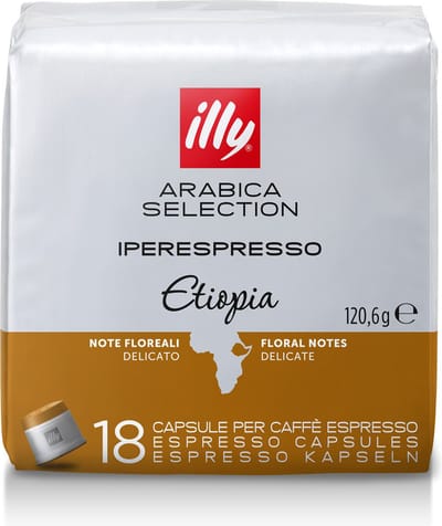illy - Iperespresso - koffiecapsules - Arabica Selection - Ethiopië - 6 x 18 capsules