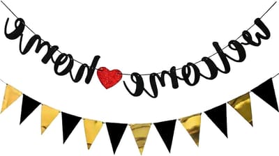 Welkom Huis Garlande - Glitter Welcome Home Banner Welkom Thuis Banner Driehoek Vlag Decoratie Zwart Goud Welkom Home Slinger voor Terugkeer Familiefeesten Intocht School Seizoen Feest