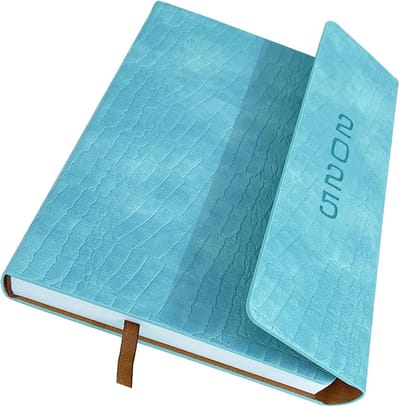 Dagelijkse planner 2025 - maandelijkse en dagelijkse overzichten, per uur ingedeeld, met tabbladen jan-dec, kalenderplanner 8,26 "x 5,9", kunstleren omslag met magnetische sluiting, dik papier