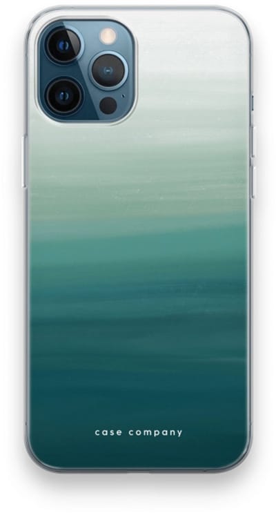 Case Company® - Hoesje geschikt voor iPhone 12 Pro hoesje - Ocean - Soft Cover Telefoonhoesje - Bescherming aan alle Kanten en Schermrand