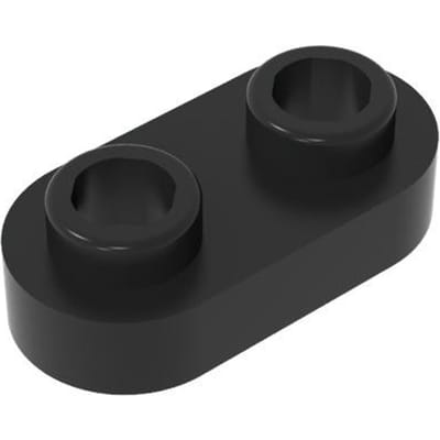 10 STUKS 35480 Rond 1 x 2 met Open Stud Korte Cirkel gaten Blok Moc Compatibel met Baksteen Doe-het-zelf Speelgoed 10pcs zwart
