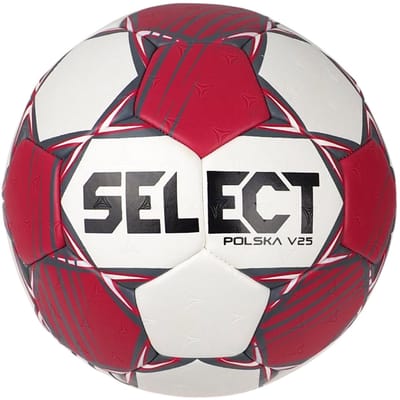 Select Bal Hand Polska v25 Wit-Rood