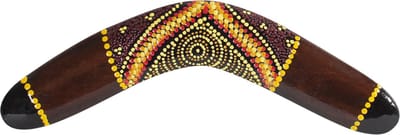 Australian Treasures boemerang 30cm bruin hout