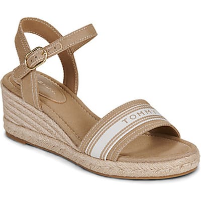Sandalen met sleehak Tommy Hilfiger MID WEDGE ESPAD WEBBING