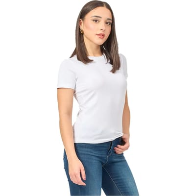 Guess Jeans Gj Slim Pkt T-shirt Met Korte Mouwen Wit L Vrouw