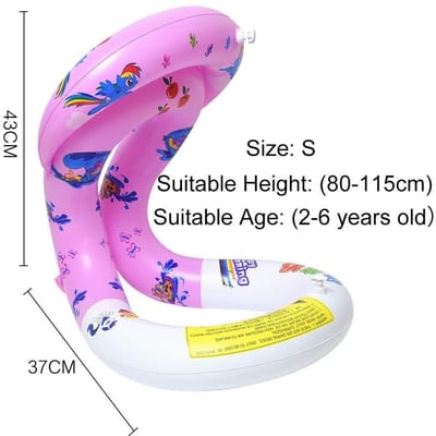 Gilet de Natation Gonflable à Gonflage Rapide Anneau en Caoutchouc Dérive Boucle de Sécurité Double Airbag Veste de Natation Pour Enfants Adultes pink