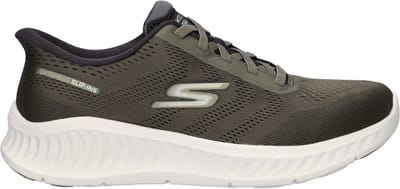 Skechers Go Walk Now Hands Free Slip-Ins heren sneaker - Kaki