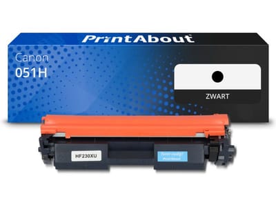PrintAbout huismerk Toner 051H Zwart Geschikt voor Canon