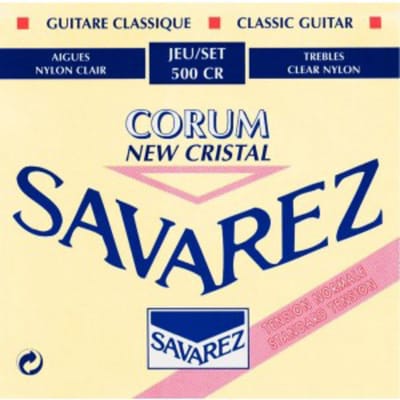 snarenset klassieke gitaar - 500-CR - New Cristal trebles silverwound Corum normal tension