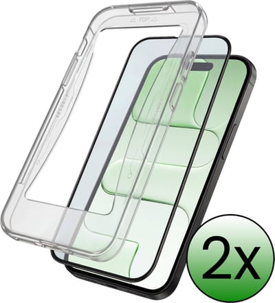Screenprotector - 2 Stuks Geschikt voor Apple iPhone Air - Met Installatie Kit - Beschermglas - Gehard Glas - Tempered Glass - Screen Protector
