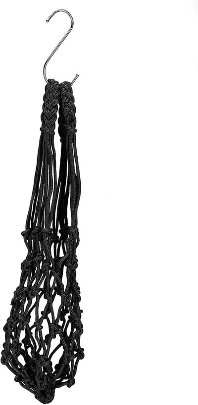 Kippen Voedernet - Voedersysteem Kip - Voedsel Presenteren - Met Haken - 15 x 12 x 4 cm - Zwart
