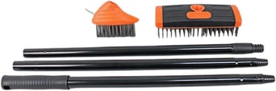 Onkruidborstel Set - Grasverwijderaar - Terrassen Reinigen - Uniek Wortelsnijontwerp - 44 x 11 x 6 cm - Niet gespecificeerd
