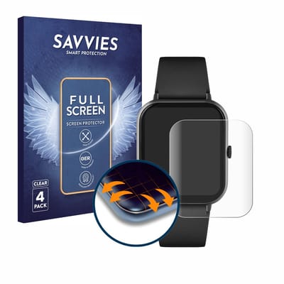Savvies - Screenprotector voor Reflex Active Series 23 - Folie Beschermfolie transparant volledig dekking 4 Stuks