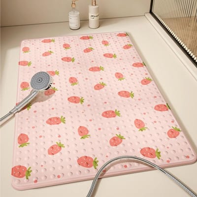 Badkamer Antislip Mat Douche Kinderbadkamer Voetkussen Anti-val Zuignap Toilet Waterdicht Badkamervloermat 50*80CM