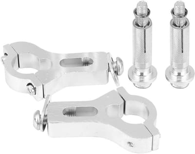 Motorfiets Handkappen - Stuur Beschermers - Motor Bescherming - Legering Klemset - 22 Mm Stuur - Zilver