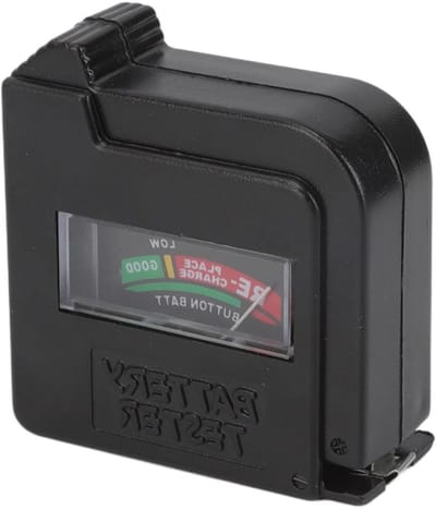 Batterijtester - Batterij Checker - Batterijen Controleren - Hoge Nauwkeurigheid - 5.6 x 5.3 x 1.9 cm - Zwart