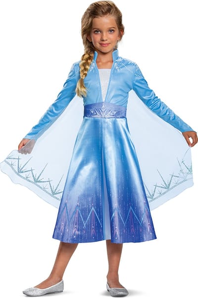 DISNEY - FROZEN 2, Elsa Op reis Deluxe , Maat M (7-8 jaar), Meisjes