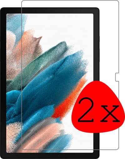 Screenprotector - 2 Stuks Geschikt voor Samsung Galaxy Tab A8 - Extra Sterk - Beschermglas - Gehard Glas - Tempered Glass - Screen Protector
